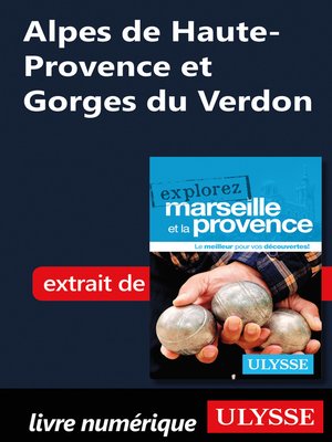 cover image of Alpes de Haute-Provence et Gorges du Verdon